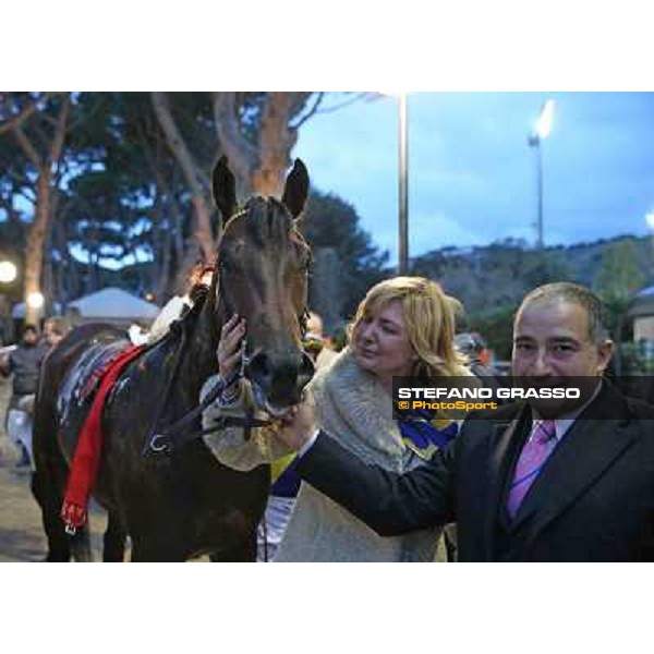 Dario Vargiu and Elettrotreno win the Gran Premio Città di Napoli Napoli,Agnano 29 dicembre 2013 ph.Stefano Grasso/Ippodromi Partenopei srl