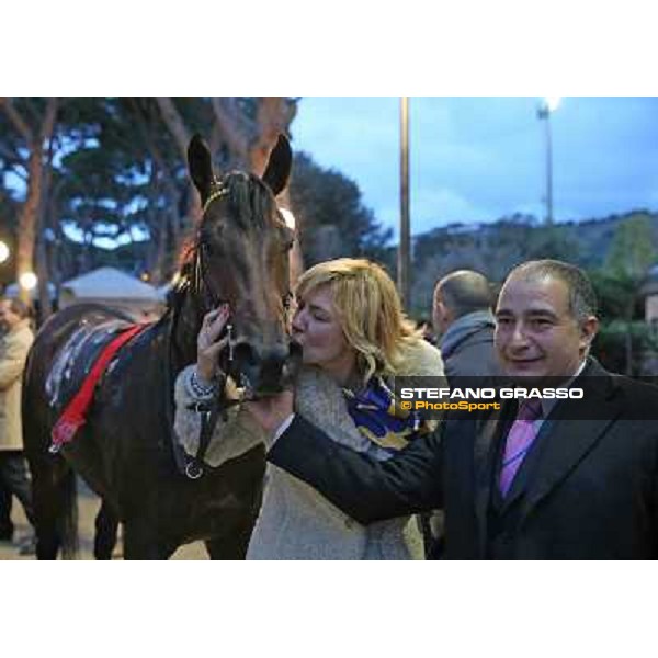 Dario Vargiu and Elettrotreno win the Gran Premio Città di Napoli Napoli,Agnano 29 dicembre 2013 ph.Stefano Grasso/Ippodromi Partenopei srl