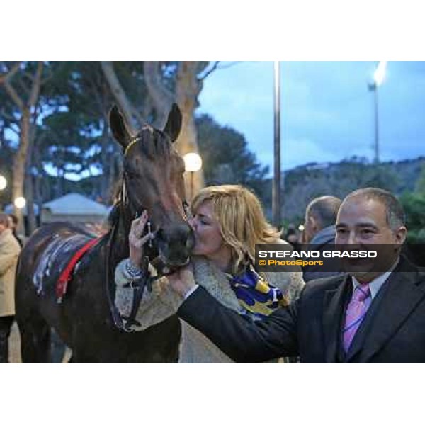 Dario Vargiu and Elettrotreno win the Gran Premio Città di Napoli Napoli,Agnano 29 dicembre 2013 ph.Stefano Grasso/Ippodromi Partenopei srl