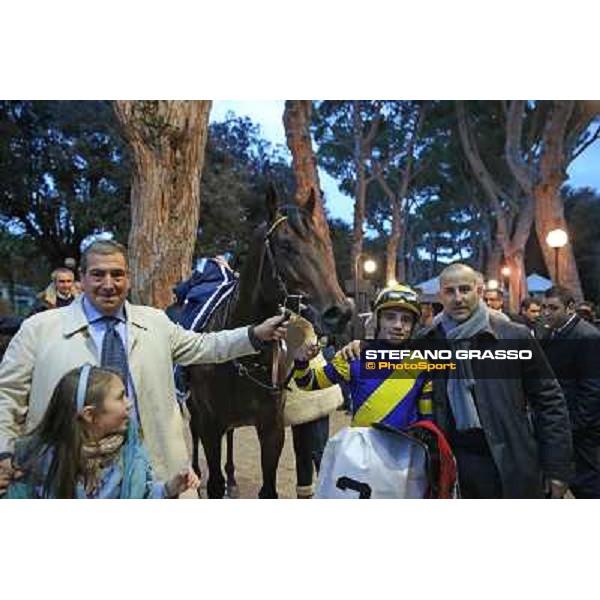 Dario Vargiu and Elettrotreno win the Gran Premio Città di Napoli Napoli,Agnano 29 dicembre 2013 ph.Stefano Grasso/Ippodromi Partenopei srl