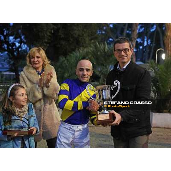 Dario Vargiu and Elettrotreno win the Gran Premio Città di Napoli Napoli,Agnano 29 dicembre 2013 ph.Stefano Grasso/Ippodromi Partenopei srl