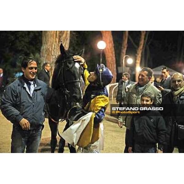 Djordje Perovic with Salford Secret wins the Premio Criterium Partenopeo Napoli,Agnano 29 dicembre 2013 ph.Stefano Grasso/Ippodromi Partenopei srl