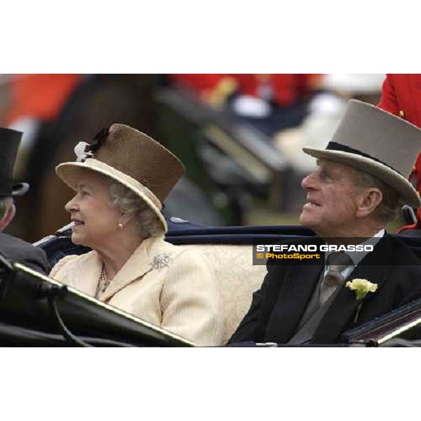 H.M.The Queen and Prince Philip Royal Ascot at York - Ladies Day York, 16th june 2005 ph. Stefano Grasso