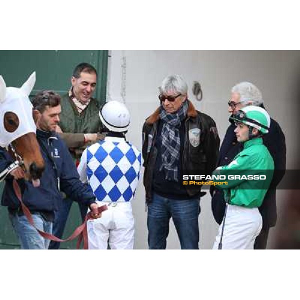 Mirco Demuro,Luigi Riccardi and Noble Hachy Napoli,Agnano 29 dicembre 2013 ph.Stefano Grasso/Ippodromi Partenopei srl