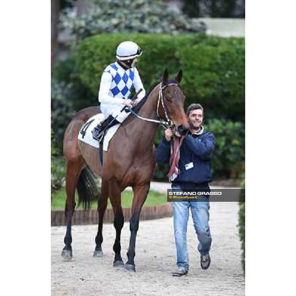 Mirco Demuro and Noble Hachy Napoli,Agnano 29 dicembre 2013 ph.Stefano Grasso/Ippodromi Partenopei srl