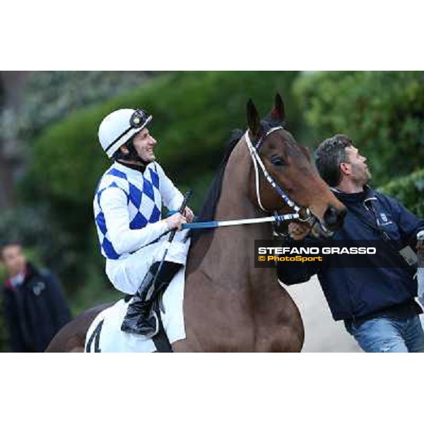 Mirco Demuro and Noble Hachy Napoli,Agnano 29 dicembre 2013 ph.Stefano Grasso/Ippodromi Partenopei srl