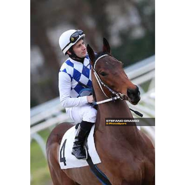 Mirco Demuro and Noble Hachy Napoli,Agnano 29 dicembre 2013 ph.Stefano Grasso/Ippodromi Partenopei srl