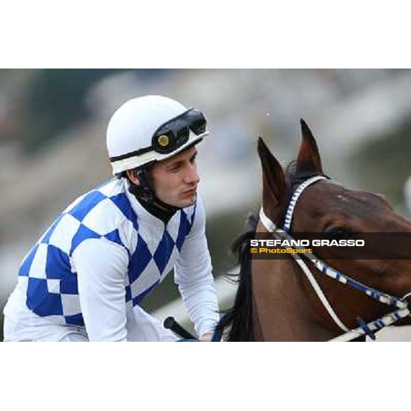 Mirco Demuro and Noble Hachy Napoli,Agnano 29 dicembre 2013 ph.Stefano Grasso/Ippodromi Partenopei srl