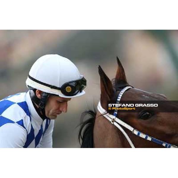 Mirco Demuro and Noble Hachy Napoli,Agnano 29 dicembre 2013 ph.Stefano Grasso/Ippodromi Partenopei srl