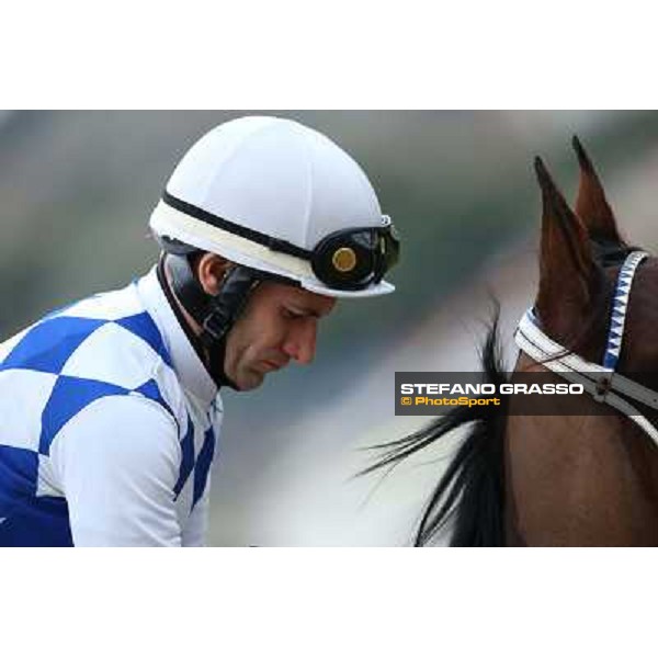 Mirco Demuro and Noble Hachy Napoli,Agnano 29 dicembre 2013 ph.Stefano Grasso/Ippodromi Partenopei srl