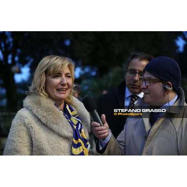 The Prize giving of the Gran Premio Città di Napoli won by Dario Vargiu and Elettrotreno Napoli,Agnano 29 dicembre 2013 ph.Stefano Grasso/Ippodromi Partenopei srl