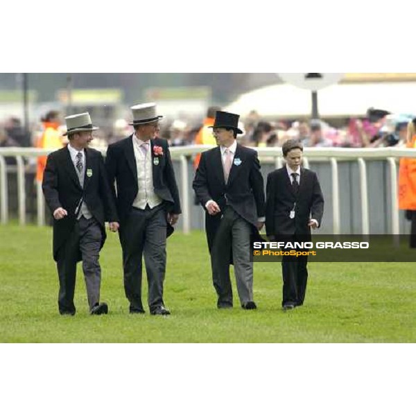 A.P.O.Brien with his son Royal Ascot at York - Ladies Day York, 16th june 2005 ph. Stefano Grasso