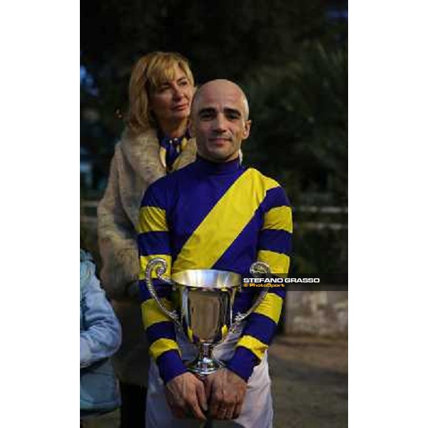 The Prize giving of the Gran Premio Città di Napoli won by Dario Vargiu Napoli,Agnano 29 dicembre 2013 ph.Stefano Grasso/Ippodromi Partenopei srl