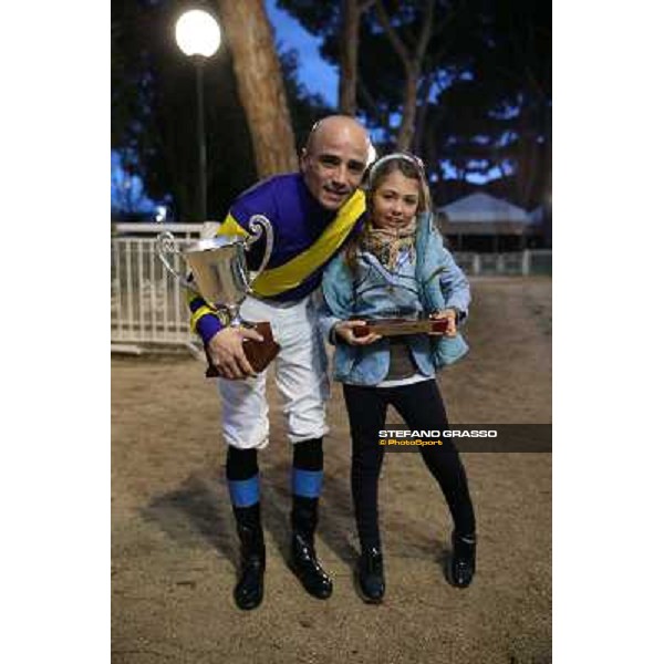The Prize giving of the Gran Premio Città di Napoli won by Dario Vargiu Napoli,Agnano 29 dicembre 2013 ph.Stefano Grasso/Ippodromi Partenopei srl