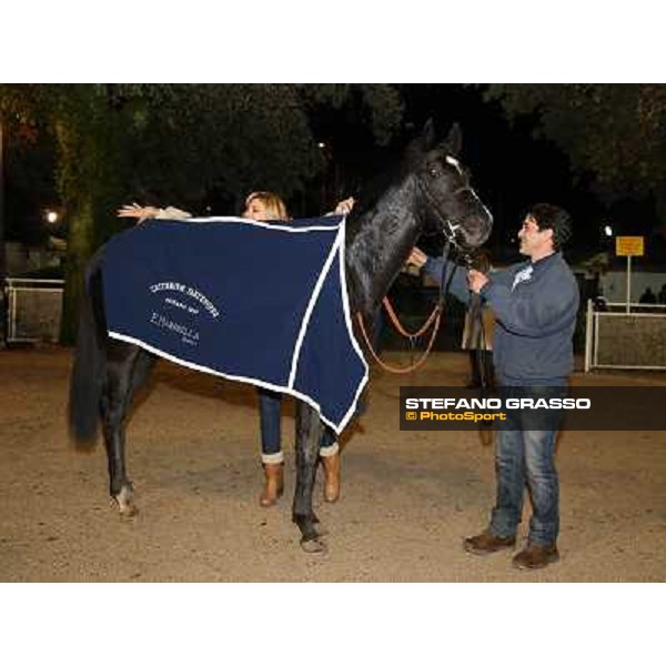 The prize giving of the Premio Criterium Partenopeo won by Djordje Perovic on Salford Secret Napoli,Agnano 29 dicembre 2013 ph.Stefano Grasso/Ippodromi Partenopei srl