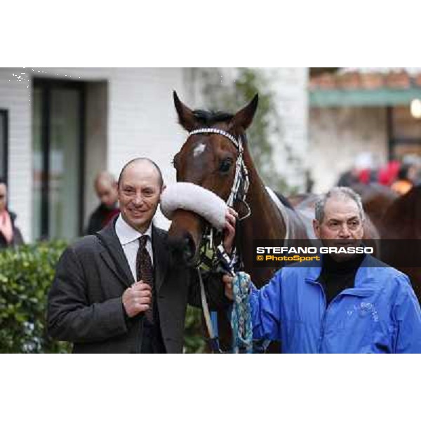 Gulfstream Kitten and Gianluca Bietolini Napoli,Agnano 29 dicembre 2013 ph.Stefano Grasso/Ippodromi Partenopei srl