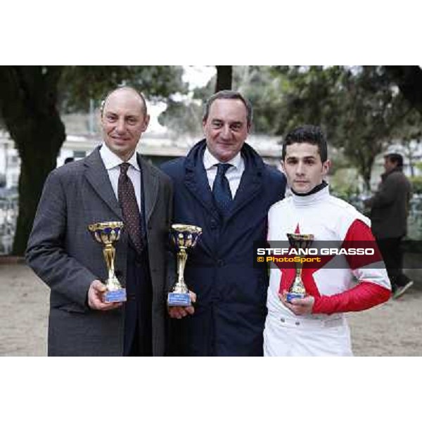 The prize giving ceremony of Premio Ass.Naz.Ex Internati Lager Nazisti - and Francesco Dettori Napoli,Agnano 29 dicembre 2013 ph.Stefano Grasso/Ippodromi Partenopei srl