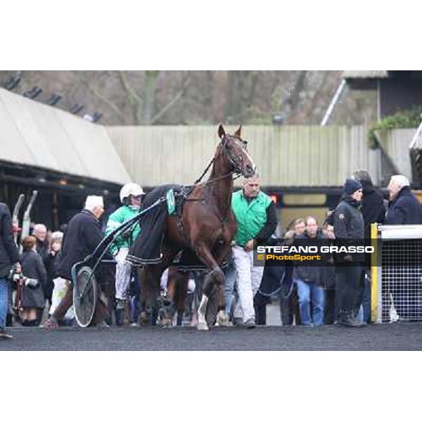 Marco Smorgon and Oropuro Bar - Prix du Luxembourg Paris - Vincennes, 25th jan.2014 ph.Stefano Grasso