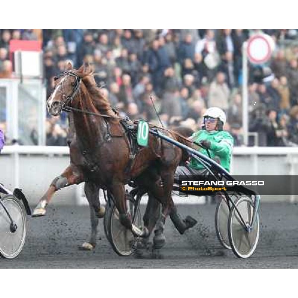 Marco Smorgon and Oropuro Bar - Prix du Luxembourg Paris - Vincennes, 25th jan.2014 ph.Stefano Grasso