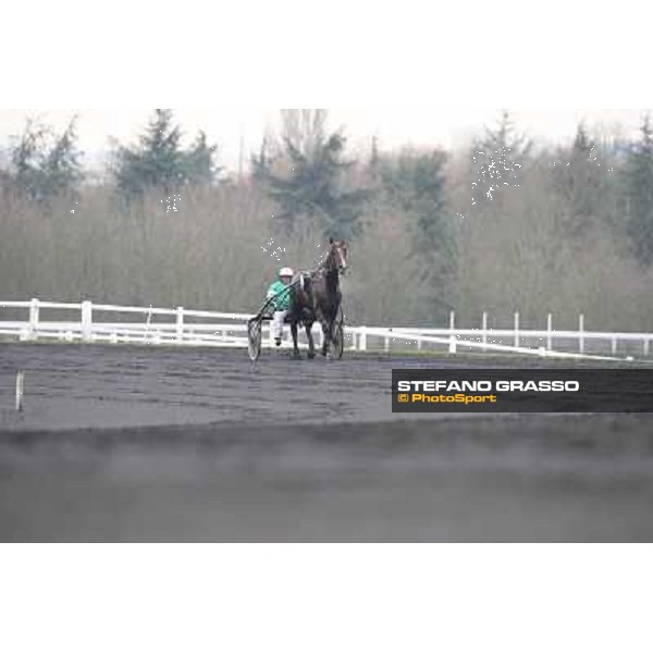 Marco Smorgon and Oropuro Bar - Prix du Luxembourg Paris - Vincennes, 25th jan.2014 ph.Stefano Grasso