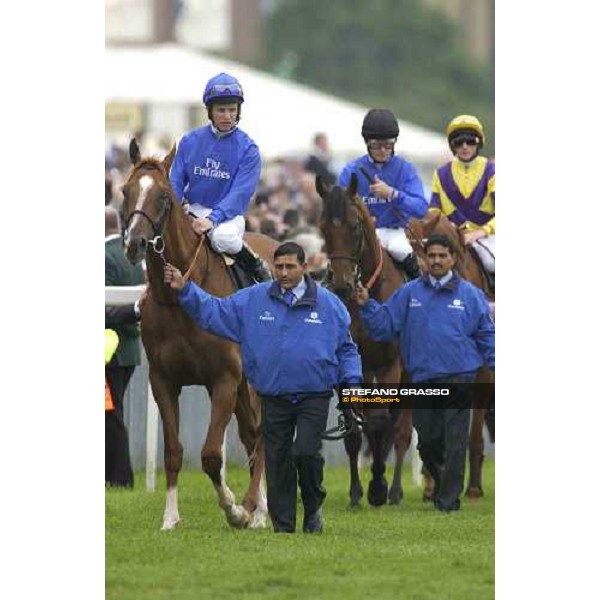 Papineau and Razkalla during the parade of Gold Cup Royal Ascot at York - Ladies Day York, 16th june 2005 ph. Stefano Grasso