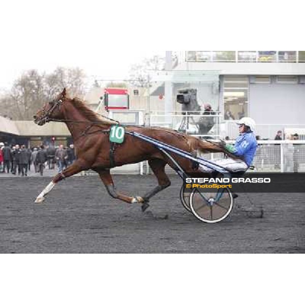 Marco Smorgon and Oropuro Bar - Prix du Luxembourg Paris - Vincennes, 25th jan.2014 ph.Stefano Grasso