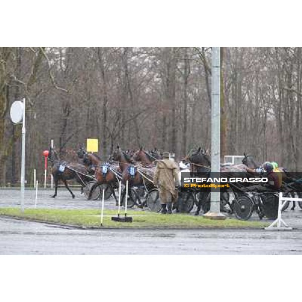 Orjan Kihlstrom with Maharajah wins the Grand Prix d\'Amerique 2014 Paris - Vincennes, 26th jan.2014 ph.Stefano Grasso