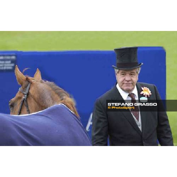 Sir Michael Stoute looking Peereess winner of The Windor Forest Stakes Royal Ascot at York 2nd day York, 15th june 2005