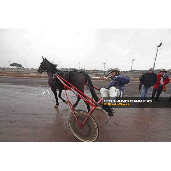 Test of the new trotting racecourse at Rome Capannelle Giampaolo Minnucci Rome - Capannelle racecourse,31st jan.2014 ph.Stefano Grasso