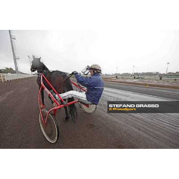 Test of the new trotting racecourse at Rome Capannelle Giampaolo Minnucci Rome - Capannelle racecourse,31st jan.2014 ph.Stefano Grasso