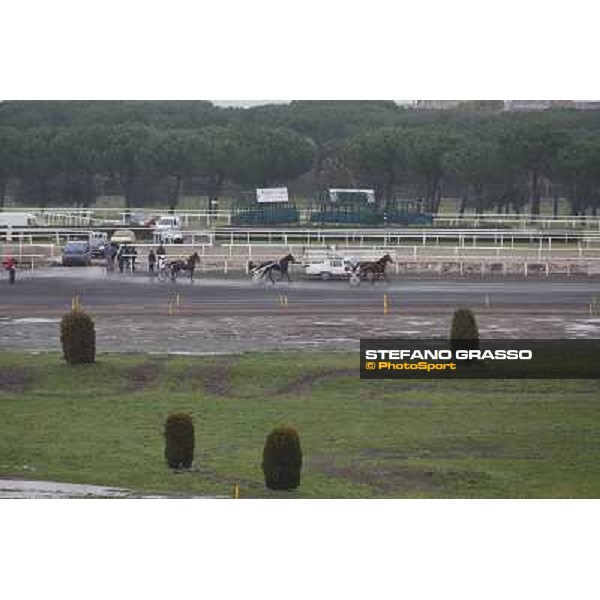 Test of the new trotting racecourse at Rome Capannelle Rome - Capannelle racecourse,31st jan.2014 ph.Stefano Grasso