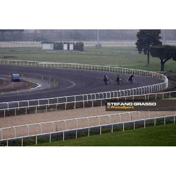 Test of the new trotting racecourse at Rome Capannelle Rome - Capannelle racecourse,31st jan.2014 ph.Stefano Grasso
