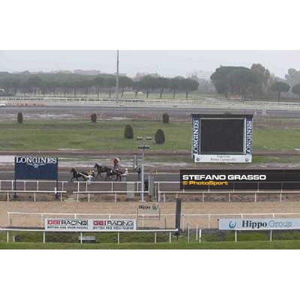 Test of the new trotting racecourse at Rome Capannelle Rome - Capannelle racecourse,31st jan.2014 ph.Stefano Grasso