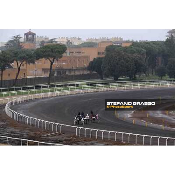 Test of the new trotting racecourse at Rome Capannelle Rome - Capannelle racecourse,31st jan.2014 ph.Stefano Grasso