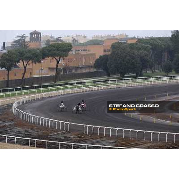 Test of the new trotting racecourse at Rome Capannelle Rome - Capannelle racecourse,31st jan.2014 ph.Stefano Grasso
