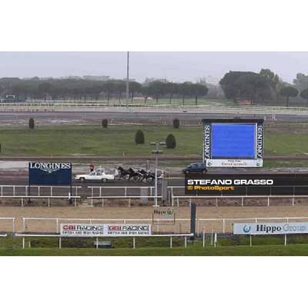 Test of the new trotting racecourse at Rome Capannelle Rome - Capannelle racecourse,31st jan.2014 ph.Stefano Grasso
