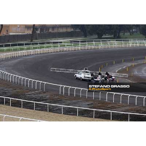 Test of the new trotting racecourse at Rome Capannelle Rome - Capannelle racecourse,31st jan.2014 ph.Stefano Grasso