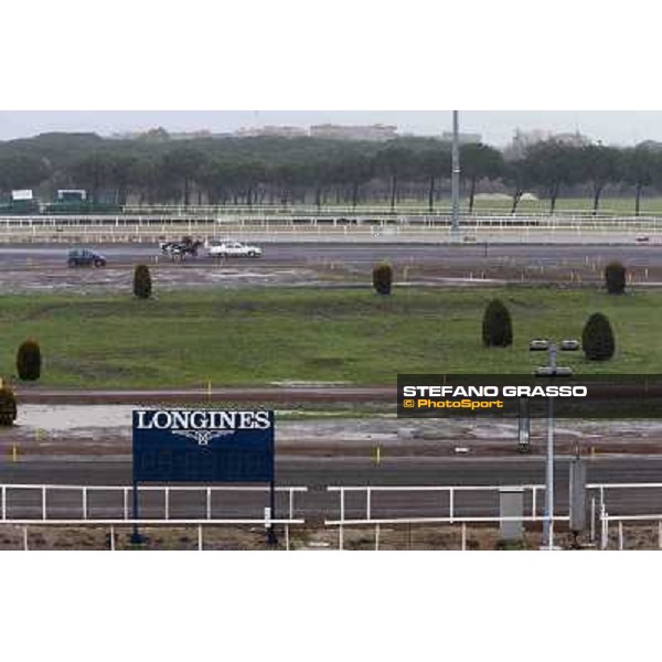 Test of the new trotting racecourse at Rome Capannelle Rome - Capannelle racecourse,31st jan.2014 ph.Stefano Grasso