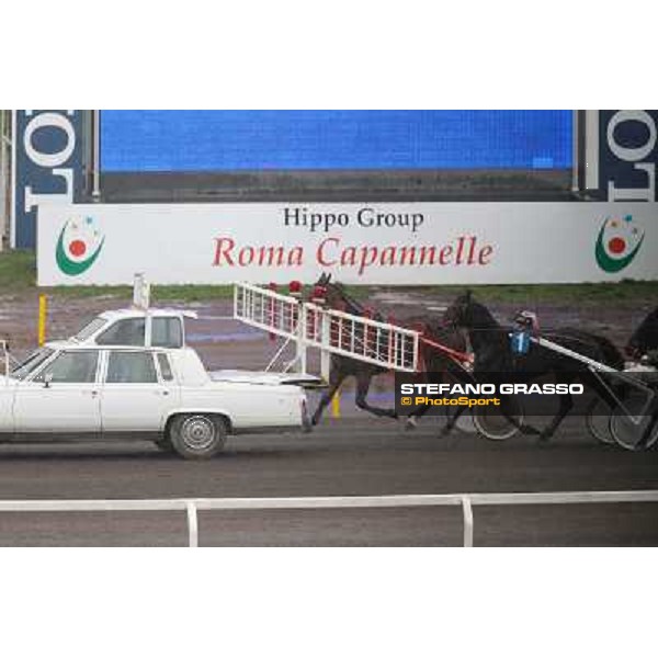 Test of the new trotting racecourse at Rome Capannelle Rome - Capannelle racecourse,31st jan.2014 ph.Domenico Savi/Grasso