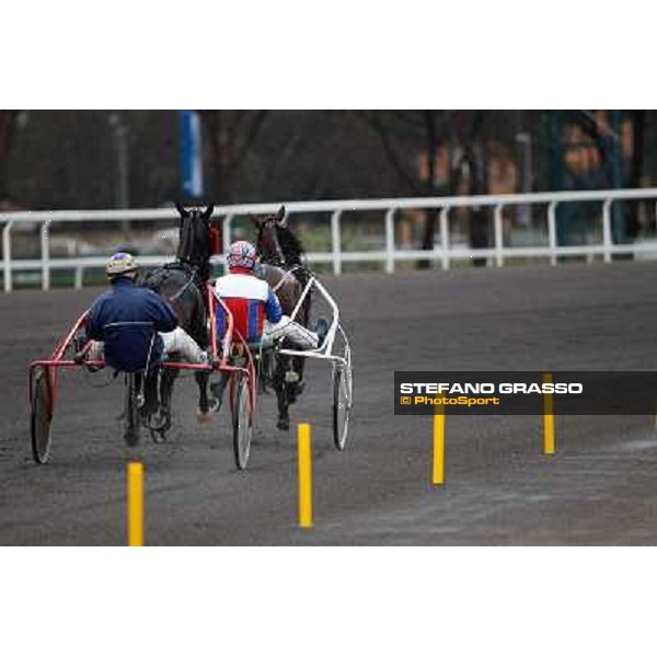 Test of the new trotting racecourse at Rome Capannelle Giampaolo Minnucci and Lucio Becchetti Rome - Capannelle racecourse,31st jan.2014 ph.Domenico Savi/Grasso