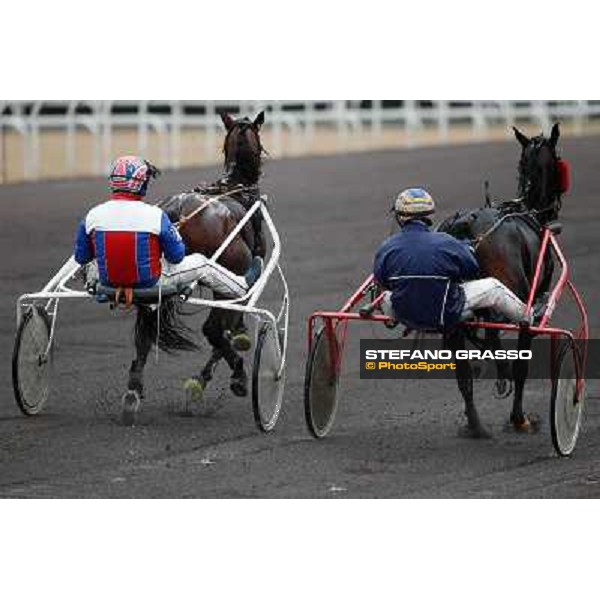 Test of the new trotting racecourse at Rome Capannelle Giampaolo Minnucci and Lucio Becchetti Rome - Capannelle racecourse,31st jan.2014 ph.Domenico Savi/Grasso