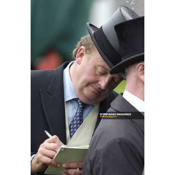 Alistair Down, Racing post Journalist Royal Ascot at York 2nd day York, 15th june 2005