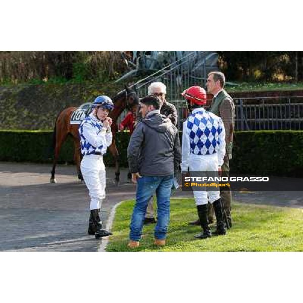 Cristian Demuro and Luigi Riccardi Rome - Capannelle racecourse,9th march 2014 ph.Domenico Savi/Grasso