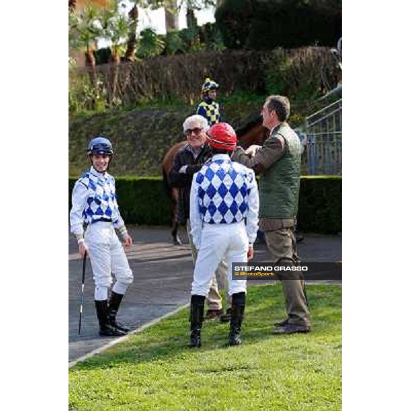Cristian Demuro and Luigi Riccardi Rome - Capannelle racecourse,9th march 2014 ph.Domenico Savi/Grasso