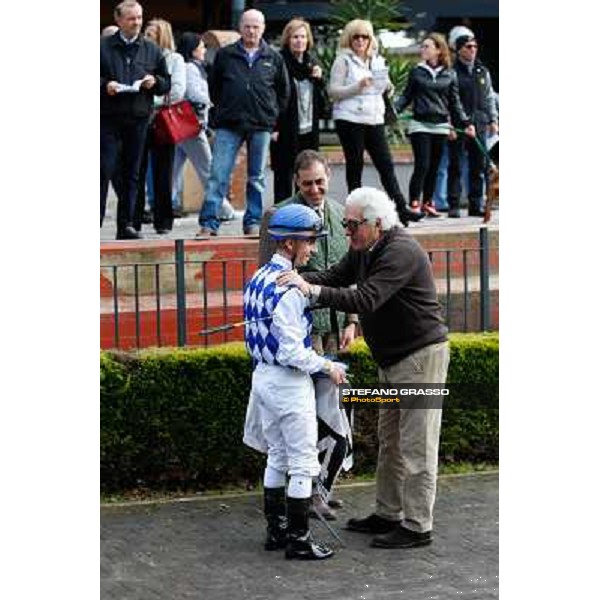 Cristian Demuro and Luigi Riccardi Rome - Capannelle racecourse,9th march 2014 ph.Domenico Savi/Grasso