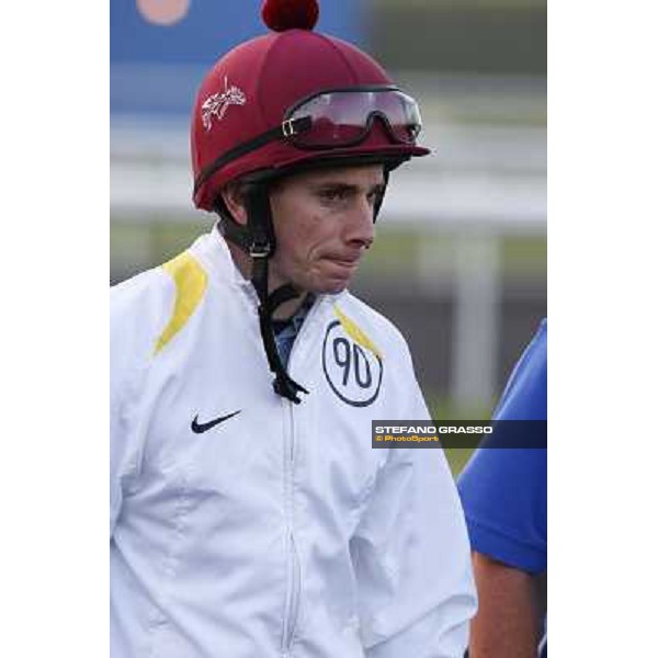 Morning track works - Ryan Moore Dubai - Meydan racecourse,27th march 2014 ph.Stefano Grasso
