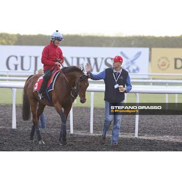 Morning track works - Ed Dunlop and Joshua Tree Dubai - Meydan racecourse,27th march 2014 ph.Stefano Grasso
