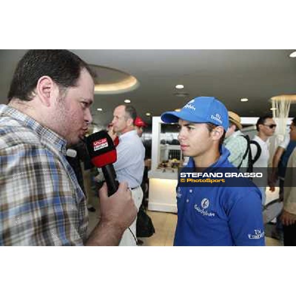 breakfast with the stars - Michael Barzalona Dubai - Meydan racecourse,27th march 2014 ph.Stefano Grasso