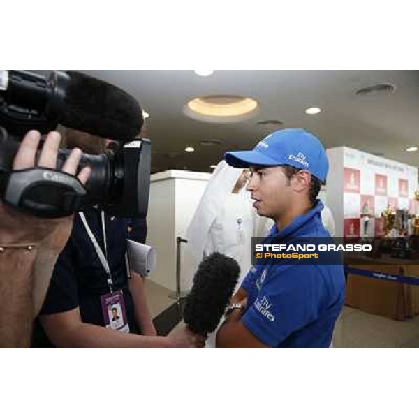 breakfast with the stars - Michael Barzalona Dubai - Meydan racecourse,27th march 2014 ph.Stefano Grasso