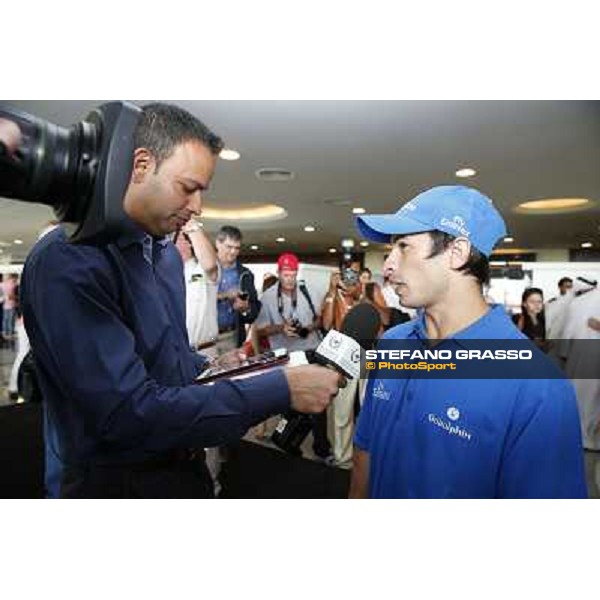 breakfast with the stars - Silvestre de Sousa Dubai - Meydan racecourse,27th march 2014 ph.Stefano Grasso